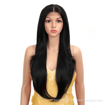 Popular 613 ombre colored for women Long straight High temperature fiber hair lace front wig synthetic hair wigs